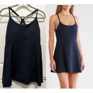 Z by Zella Women's Large Active Dress NWT Navy Blue Racerback Athletic Dress $89